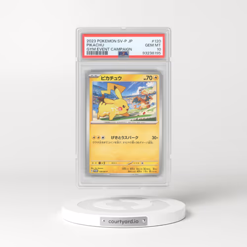2023 Pokémon SV-P Promo #120 Pikachu - Gym Event Campaign (PSA 10 GEM MINT)