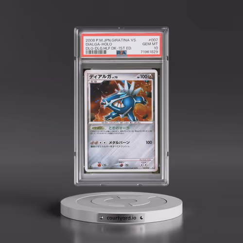 2008 Pokémon Giratina vs. Dialga #007 Dialga - 1st Edition Holo Dialga Half Deck (PSA 10 GEM MINT)