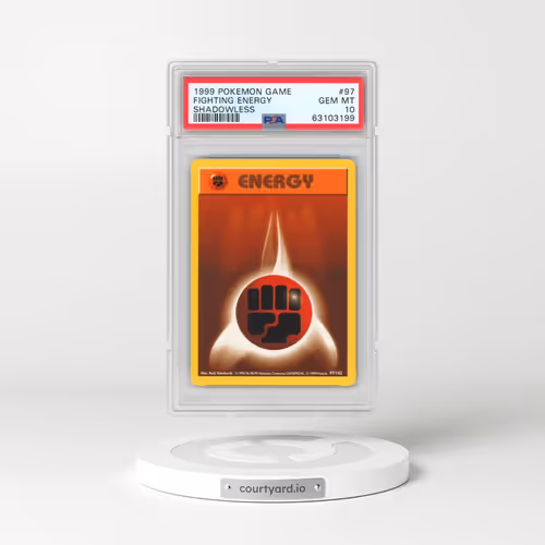 1999 Pokémon Game #97 Fighting Energy - Shadowless (PSA 10 GEM MINT)