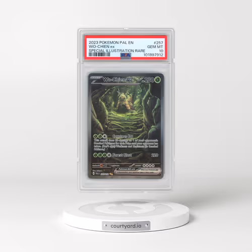 2023 Pokémon Pal EN-Paldea Evolved #257 WO-Chien EX - Holo Special Illustration Rare (PSA 10 GEM MINT)
