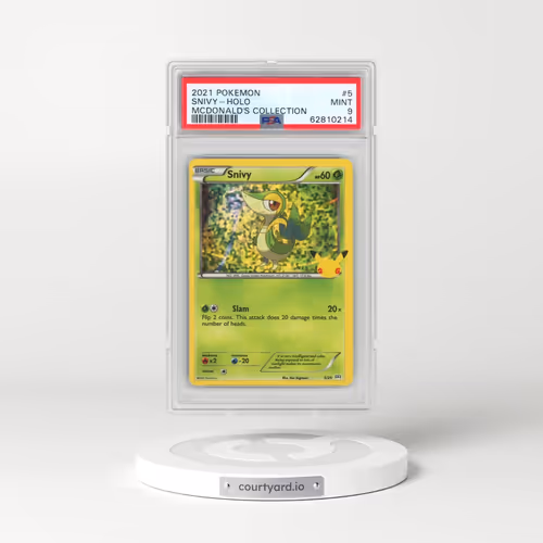 2021 Pokémon Mcdonald's Collection #5 Snivy - Holo (PSA 9 MINT)