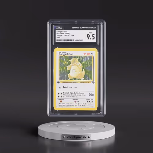 1999 Jungle #5/64 Kangaskhan - 1st Edition Holo (CGC 9.5 MINT+)