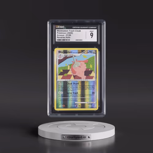 2009 Arceus #51/99 Wormadam Trash Cloak - Reverse Holo (CGC 9 MINT)