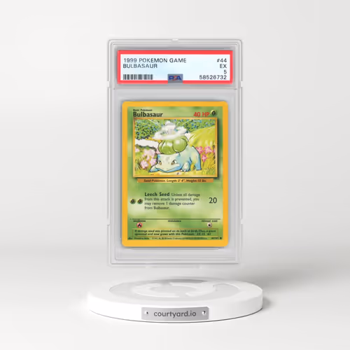 1999 Pokémon Game #44 Bulbasaur (PSA 5 EX)