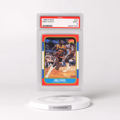 1986 Fleer #34 Eric Floyd (PSA 9 MINT)