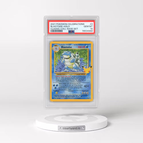 2021 Pokémon Celebrations Classic Collection #2 Blastoise - Holo (PSA 10 GEM MINT)