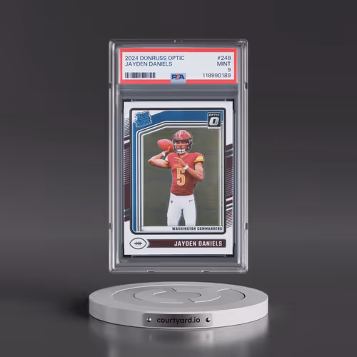 2024 Panini Donruss Optic #248 Jayden Daniels (PSA 9 MINT)
