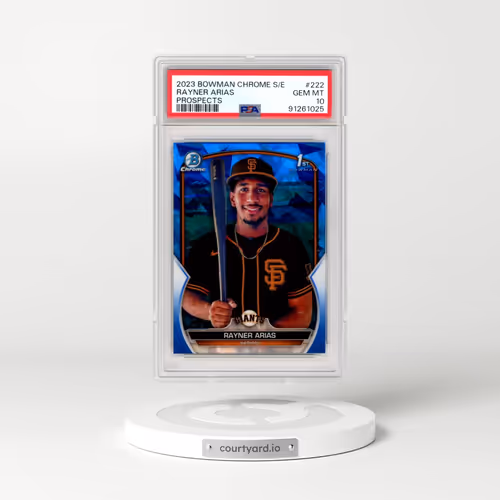 2023 Bowman Chrome Sapphire Edition Prospects #222 Rayner Arias (PSA 10 GEM MINT)