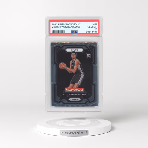 2023 Panini Prizm Monopoly #81 Victor Wembanyama (PSA 10 GEM MINT)