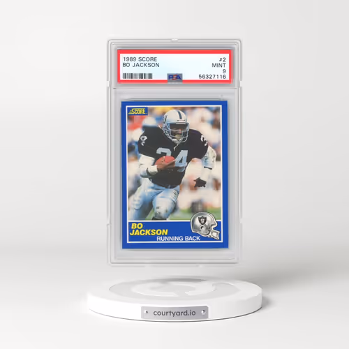 1989 Score #2 Bo Jackson (PSA 9 MINT)