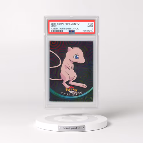 2000 Topps Pokémon TV Animation Series 3 #151 Mew - Foil (PSA 9 MINT)