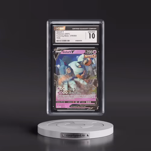 2021 Evolving Skies #070/203 Golurk V - Holo (CGC 10 GEM MINT)