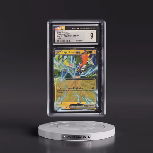 2025 Pokémon Jtg EN-Journey Together #051 Tapu Koko EX - Holo (CGC 9 MINT)