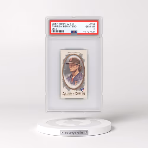 2017 Topps Allen & Ginter #357 Andrew Benintendi - Mini (PSA 10 GEM MINT)