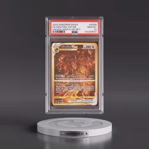 2023 Pokémon Sword and Shield Crown Zenith #GG69 Giratina Vstar - Full Art Secret (PSA 10 GEM MINT)