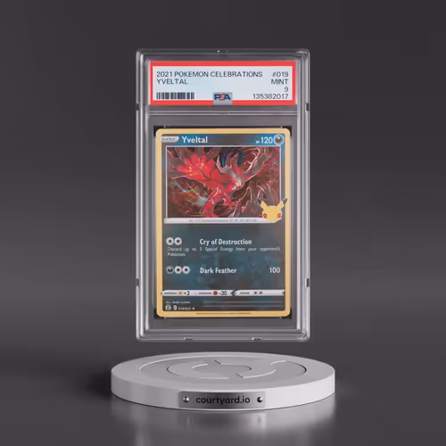 2021 Pokémon Celebrations #019 Yveltal (PSA 9 MINT)