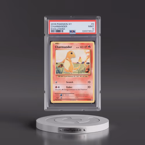 2016 Pokémon XY Evolutions #9 Charmander (PSA 9 MINT)