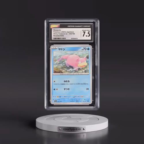 2023 Shiny Treasure ex #036/190 Slowpoke - Reverse Holo Digitized (CGC 7.5 NM+)