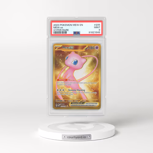 2023 Pokémon 151 #205 Mew EX - Full Art Holo (PSA 9 MINT)