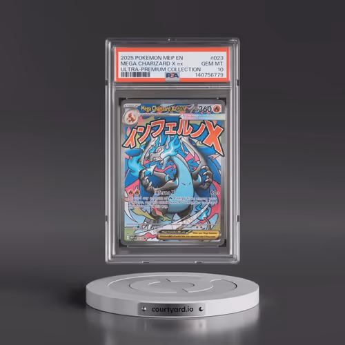 2025 Pokémon Mep EN-Me Black Star Promo #023 Mega Charizard X EX - Holo Mega Charizard X EX Ultra-Pr