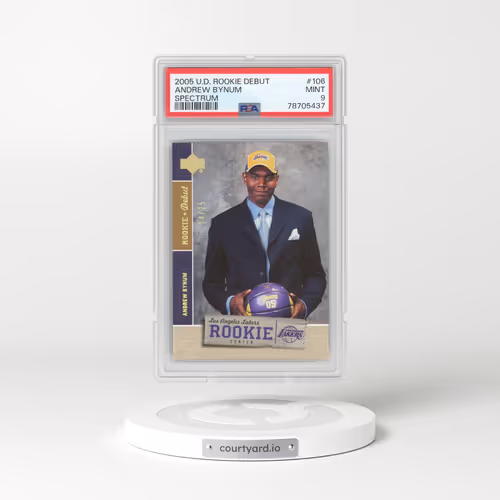 2005 Upper Deck Rookie Debut #106 Andrew Bynum - Spectrum (PSA 9 MINT)