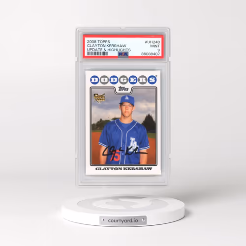 2008 Topps Update & Highlights #UH240 Clayton Kershaw (PSA 9 MINT)