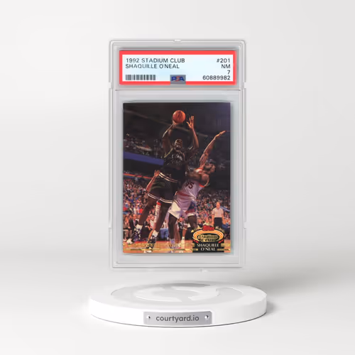 1992 Stadium Club #201 Shaquille O'Neal (PSA 7 NM)