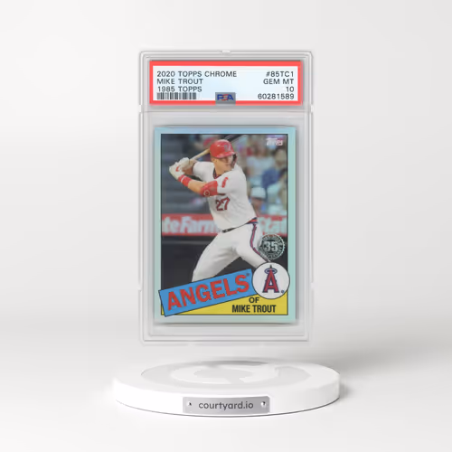 2020 Topps Chrome 1985 Topps #85TC1 Mike Trout (PSA 10 GEM MINT)