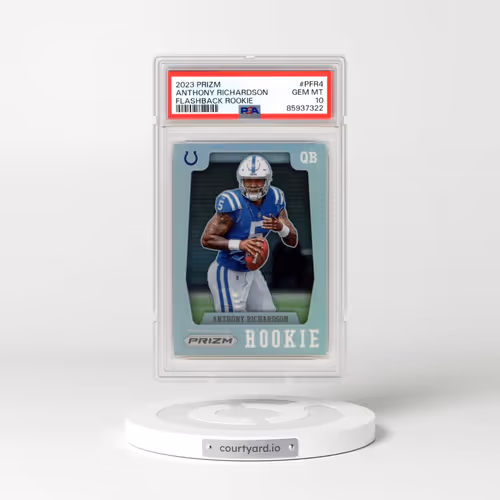 2023 Panini Prizm Prizm Flashback Rookie #PFR4 Anthony Richardson (PSA 10 GEM MINT)