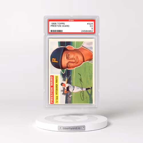1956 Topps #328 Preston Ward (PSA 5 EX)