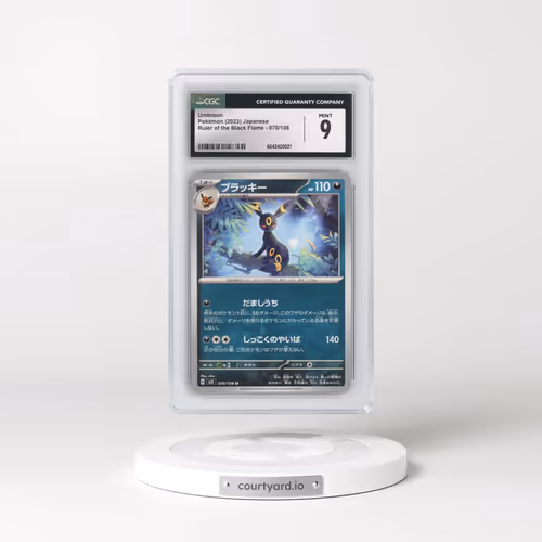 2023 Pokémon SV3-Ruler of the Black Flame #070 Umbreon (CGC 9 MINT)