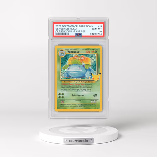 2021 Pokémon Celebrations Classic Collection #15 Venusaur - Holo (PSA 10 GEM MINT)