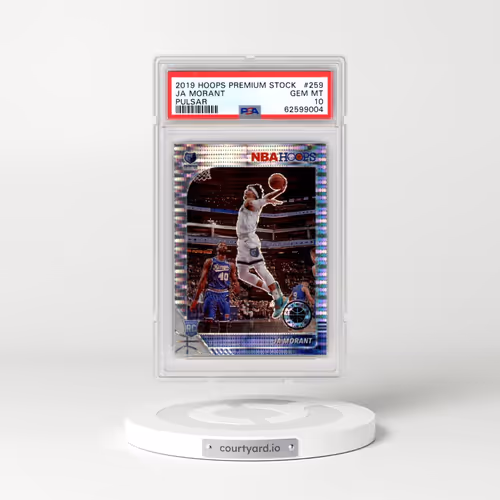 2019 Panini Hoops Premium Stock #259 Ja Morant - Pulsar (PSA 10 GEM MINT)
