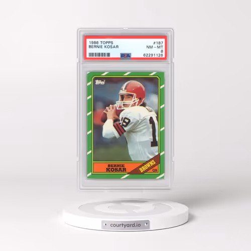 1986 Topps #187 Bernie Kosar (PSA 8 NM-MT)