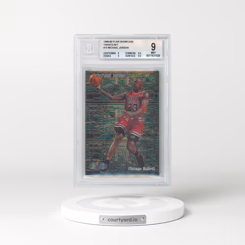 1998 Flair Showcase TAKEIT2.Net #13 Michael Jordan (BGS 9 MINT)