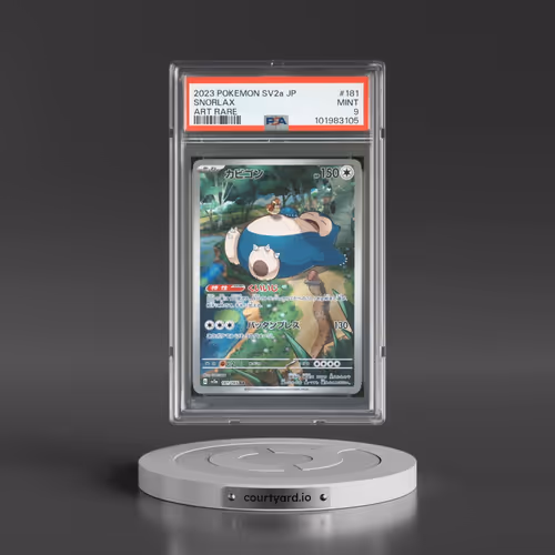 2023 Pokémon Sv2a-Pokemon 151 #181 Snorlax - Art Rare (PSA 9 MINT)