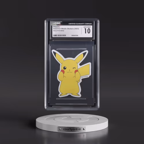 2023 Pokémon Mobile Stickers (Gourmandise) - Japanese Pikachu (CGC 10 GEM MINT)