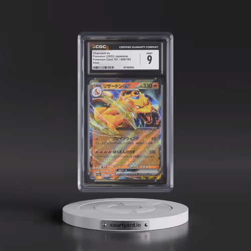 2023 Pokémon Card 151 #006/165 Charizard ex - Holo (CGC 9 MINT)