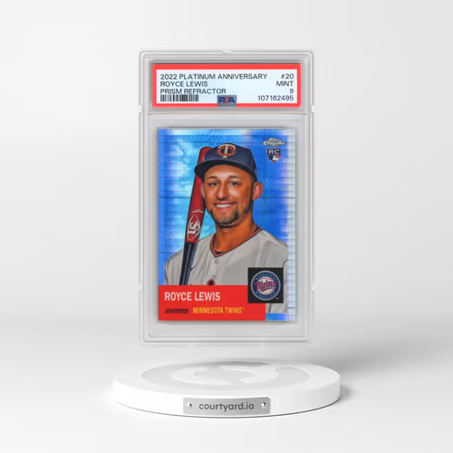 2022 Topps Chrome Platinum Anniversary #20 Royce Lewis - Prism Refractor (PSA 9 MINT)
