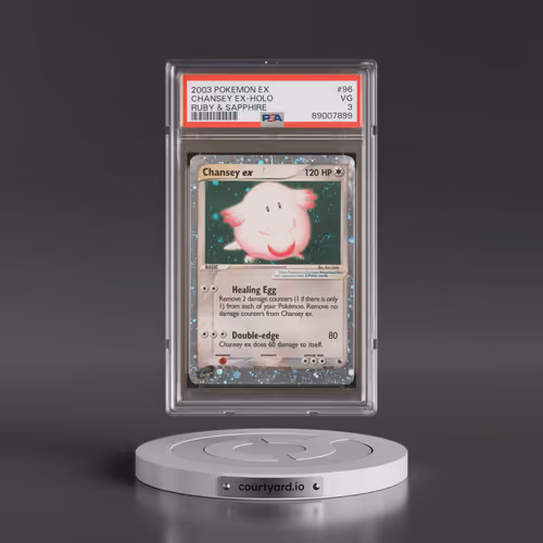 2003 Pokémon EX Ruby & Sapphire #96 Chansey EX - Holo Holo (PSA 3 VG)
