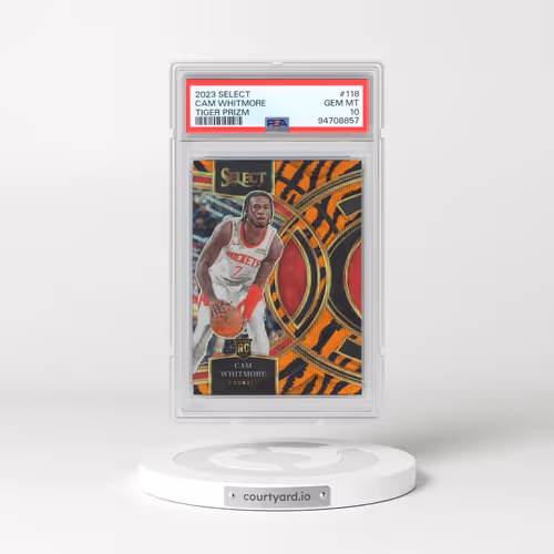 2023 Panini Select #118 Cam Whitmore - Tiger Prizm (PSA 10 GEM MINT)