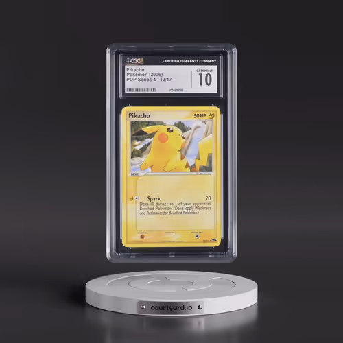 2006 POP Series 4 #13/17 Pikachu - (Non Holo) (CGC 10 GEM MINT)