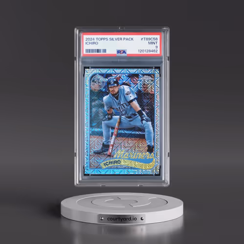 2024 Topps Silver Pack 1989 Chrome Promo #T89C58 Ichiro (PSA 9 MINT)