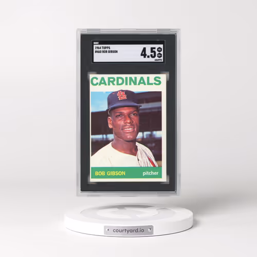 1964 Topps #460 Bob Gibson (SGC 4.5 VG-EX+)
