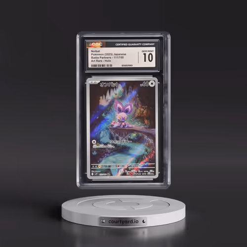 2025 Pokémon SV9-Battle Partners #111 Noibat - Art Rare (CGC 10 GEM MINT)