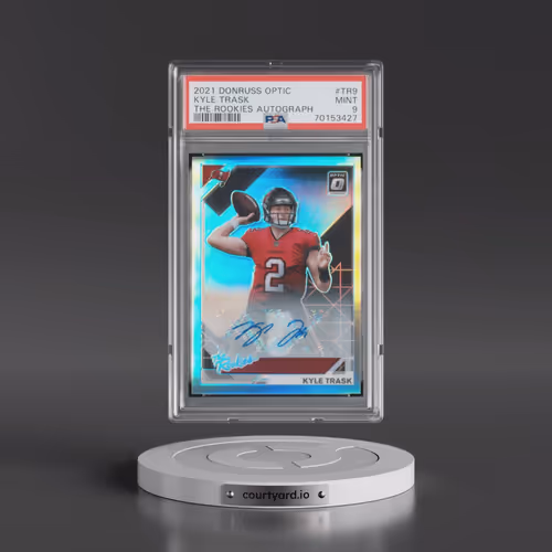 2021 Panini Donruss Optic the Rookies Autographs #TR9 Kyle Trask (PSA 9 MINT)