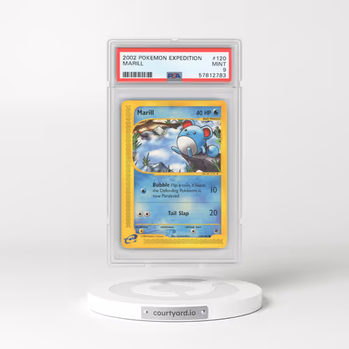 2002 Expedition #120 Marill (PSA 9 MINT)