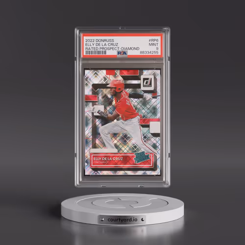 2022 Panini Donruss Rated Prospect #RP6 Elly de La Cruz - Diamond (PSA 9 MINT)