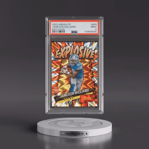 2022 Panini Absolute Explosive #E43 Jameson Williams (PSA 9 MINT)