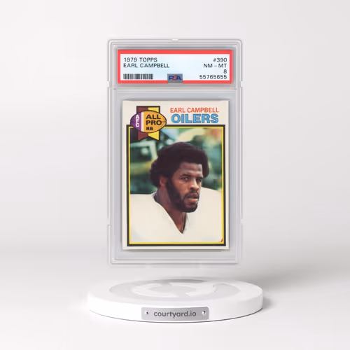 1979 Topps #390 Earl Campbell (PSA 8 NM-MT)